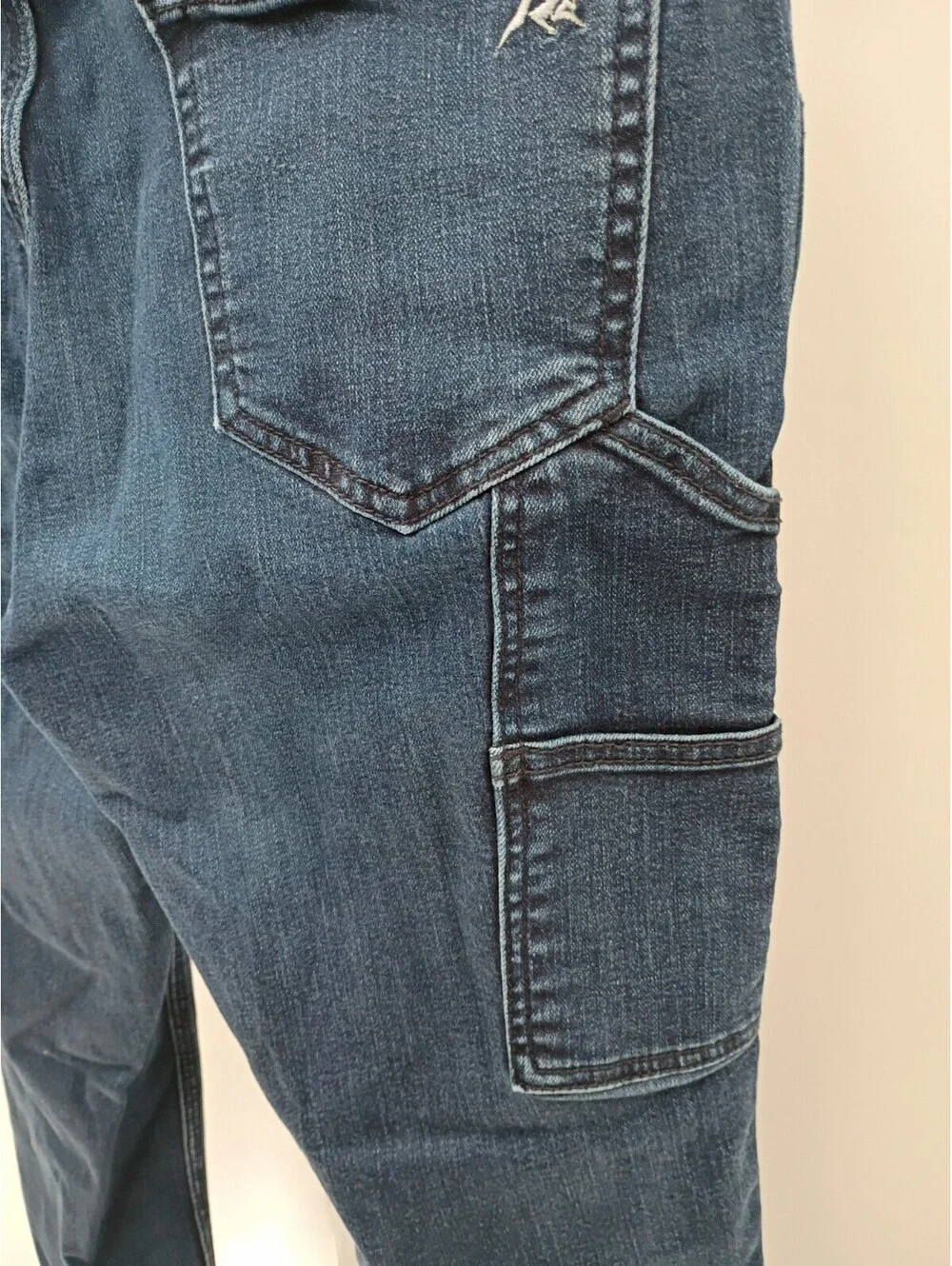 Ridgecut Toughwear Jeans Women's 10 Blue Denim Utility Mid Rise Stretch Workwear